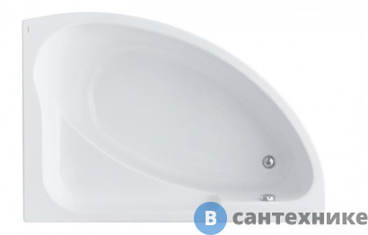 картинка Ванна акриловая Santek Гоа 150х100 правосторонняя (1WH112032), без каркаса и сифона
