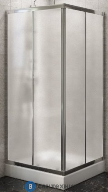 Душевой уголок BelBagno DUE-A-2-90-P-Cr без поддона