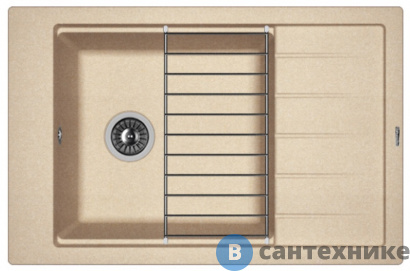 картинка Кухонная мойка FLORENTINA Липси 780P, песочный FG (20.275.D0780.107)