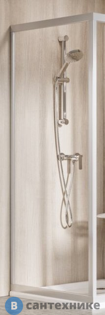 Стенка для душа Ravak APSS-90 белая+Пеаpл (9407010211)