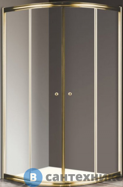 картинка Душевой уголок Cezares GIUBILEO-R-2-80-SCORREVOLE-C-G (800x800x1950) без поддона