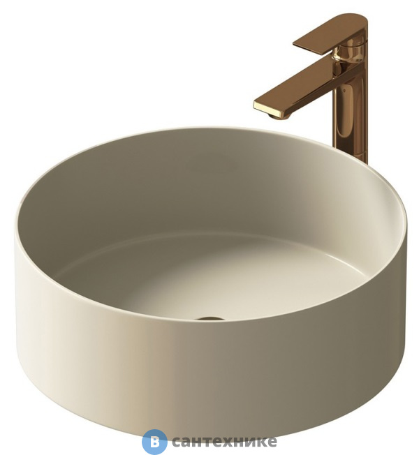 Раковина Grossman GR-3013BEM (400*400*120) бежевый матовый