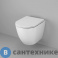 картинка Унитаз подвесной Grossman Thin Rim GR-5601S тонкий ободок, белый с тонкой крышкой, микролифт