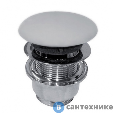 картинка Выпуск GLOBO для раковины c переливом, click-clack, цвет белый (FI012BI)