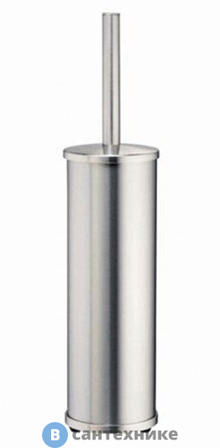 Щетка для унитаза WasserKRAFT K-1047 напольная, покрытие "матовый хром"