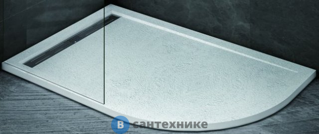 Душевой поддон Cezares TRAY-AS-RH-120/90-550-30-W-L (1200x900x30) без сифона и ножек