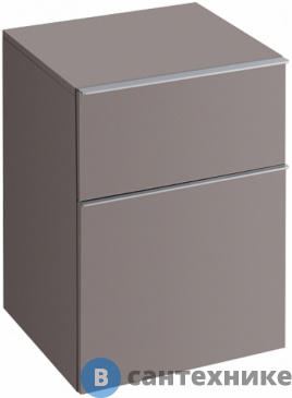 картинка Тумба Keramag ICON 840047000 /450x600x477/ (платина, глянец, лак)