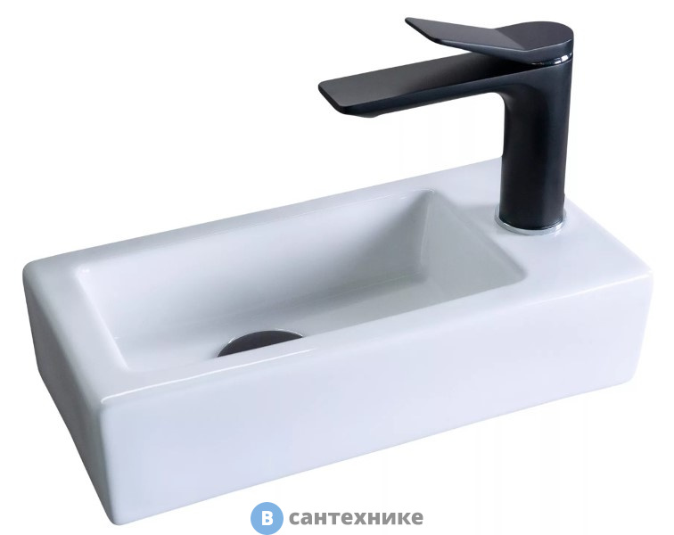 Раковина подвесная GID-ceramic N9272L белый (365х180х90)