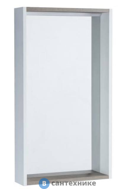 Зеркальный шкаф Акватон Бэлла 46 Белый/Джара (1A221702BBAZ0)