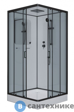 картинка Душевая кабина Niagara NG-6902Q black (1000х1000х2100)
