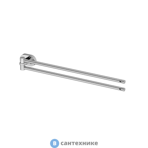 Вешалка-вертушка AM.PM Sense L A7432600 двойная для полотенец, хром