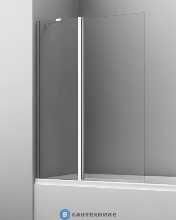 Шторка на ванну WasserKRAFT Salm 27P02-110 Fixed