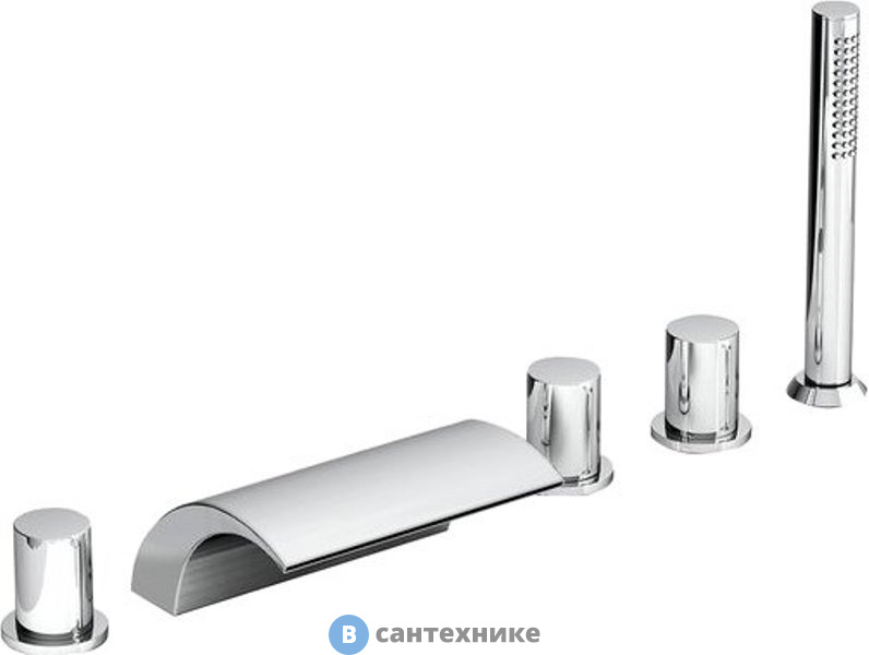 Смеситель Ravak WF 025.00 врезной каскадный для ванн (X070060)