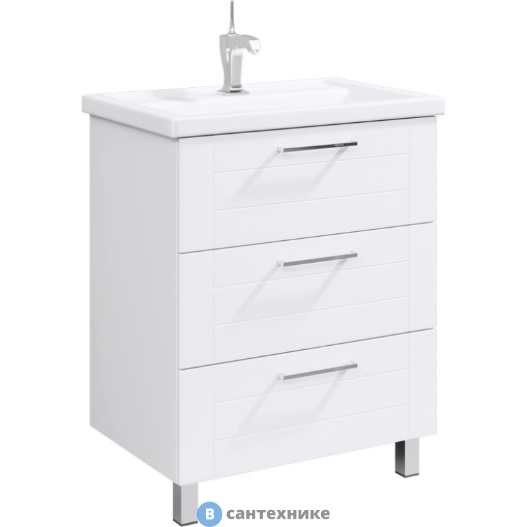 Тумба под раковину Aqwella MANCHESTER 71 MAN01073 (напольная, белый)
