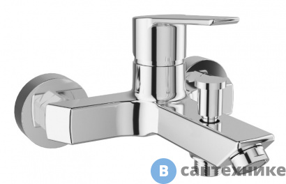 картинка Смеситель AZARIO ENZO для ванны с коротким изливом, хром (AZ-15710501)