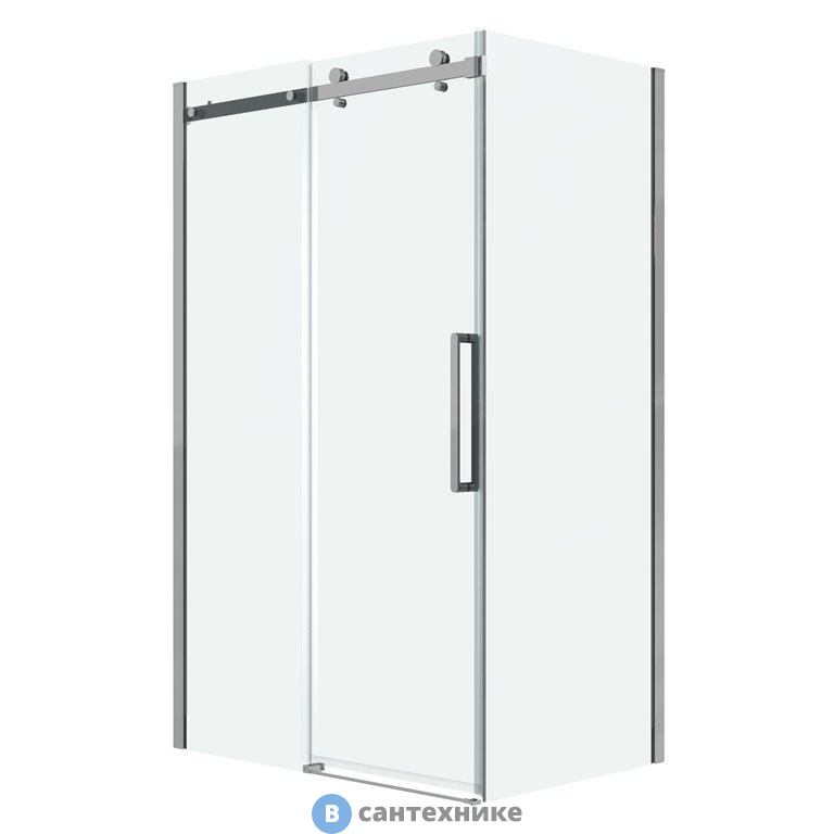 Душевое ограждение Grossman Classic 120.K33.04.1080.10.00 (100*80*195) хром, стекло прозрачное, без поддона