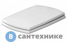 Сиденье Artceram JAZZ для унитаза белое матовое, шарниры хром (микролифт) (JZA006 05 71 bi matt/cr)