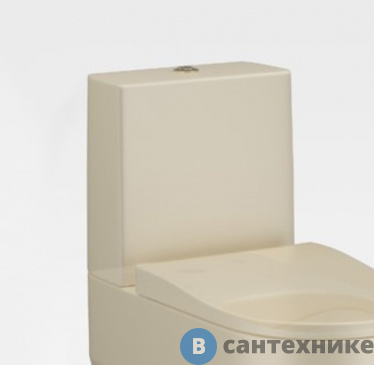 картинка Бачок Armani Roca Baia для унитаза 38х17х38см с 2-м механизмом смыва, с нижним подводом воды, Greige, мех-м: Greige (7.3410.C.0R3.0)