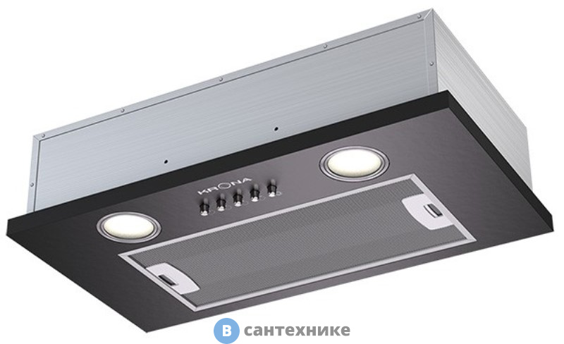 Вытяжка кухонная Krona SELINA 600 black PB