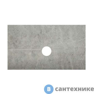 картинка Столешница из керамогранита без отверстия под смеситель BelBagno 800x460 KEP-80-MGL-W0 Marmo Grigio Lucido