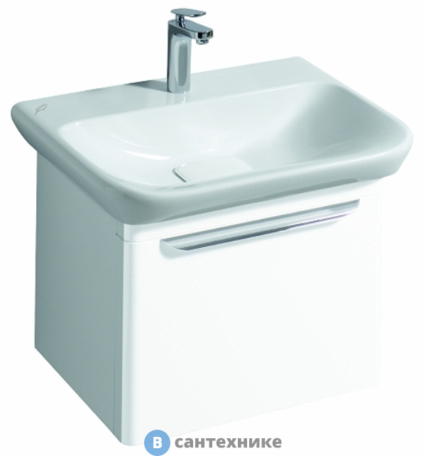 Тумба под умывальник Geberit MYDAY Y824065000 /540х410х405/ (белый глянец)