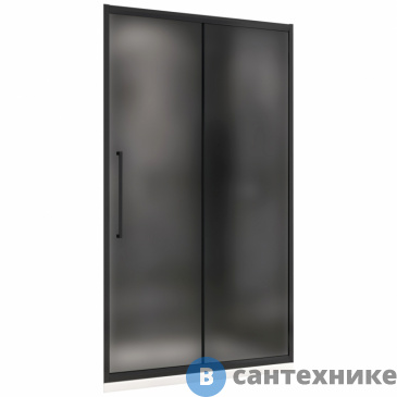 картинка Душевая дверь ABBER Schwarzer Diamant AG30140BMH 140*195