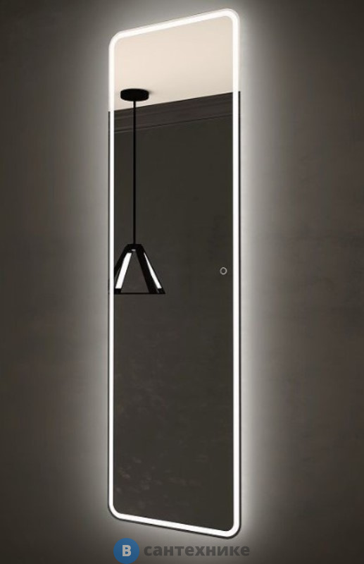 Зеркало Art & MAX Terni 450х1500 AM-Ter-450-1500-DS-F с подсветкой