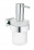 Дозатор Grohe 40756001 Essentials Cube жид. мыла с держ.