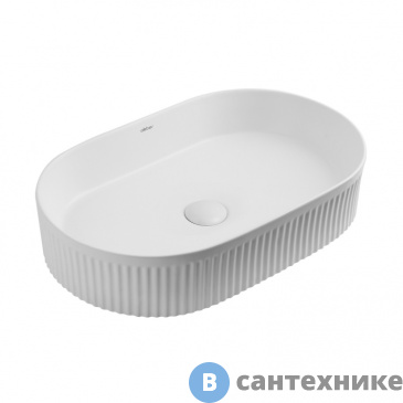 картинка Раковина ABBER Bequem AC2116MW накладная, белая матовая