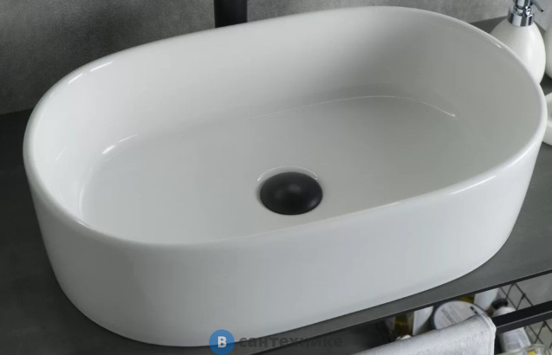 Раковина GID-ceramic N9025 накладная (560х350)