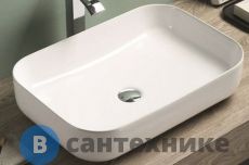 Раковина Art & MAX накладная AM-78565, белый, 605х400х140