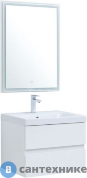 картинка Комплект мебели Aquanet Беркли 60 белый глянец (306358)