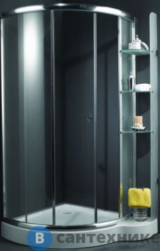 картинка Душевой уголок APPOLLO TS-686 (112х97х200) без деревянной решетки