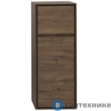 картинка Шкаф-пенал Aquanet Милан 35 дуб рустикальный (малый) (339955)