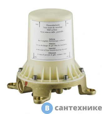 картинка Скрытая часть Axor 10452180 AX Starck смесителя для ванны