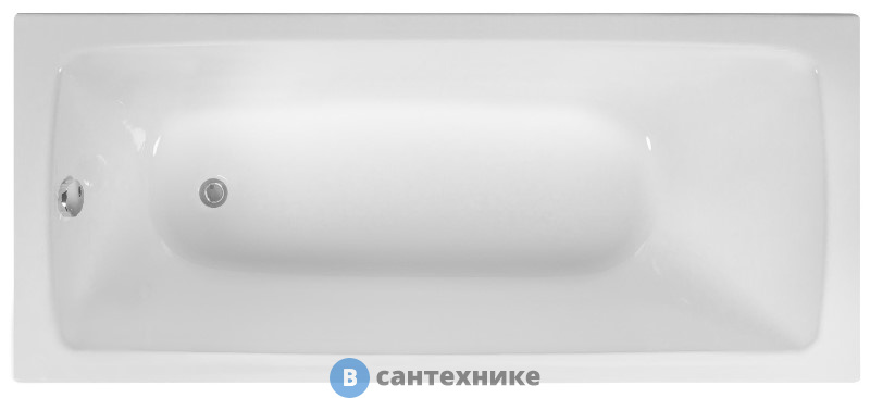 Ванна чугунная WOTTE Vector 1700x750 (БП-э00д1472), без ножек