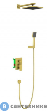 картинка Верхный душ Timo SX-2069/17SM золото матовое