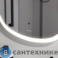 картинка Зеркало АМ.РМ M8FMOX0551WGS универсальное с контурной LED-подсветкой, ИК-сенсор, квадрат, 55 см