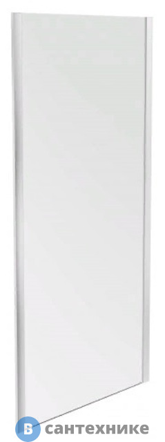 Боковая панель Jacob Delafon SERENITY E14F80-GA фиксированная, реверсивная, стек. прозр., профиль хром /80х190/