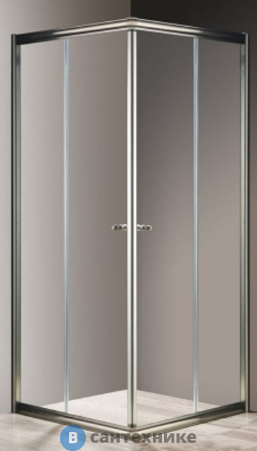 Душевой уголок Cezares GIUBILEO-A-2-100-SCORREVOLE-C-Br (1000x1000x1950) без поддона