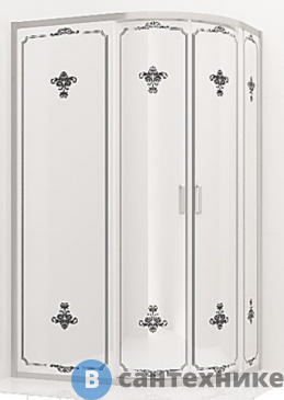 картинка Душевое ограждение Ambassador Royal 18015102 (1200x900x2000), без поддона