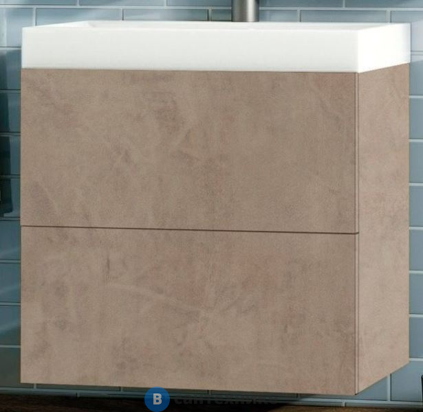 Тумба под раковину Art & MAX AM-Verona-Push-600-2C-SO-St подвесная с двумя выкатными ящиками, 600x450x550