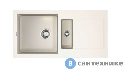 картинка Кухонная мойка OMOIKIRI Sakaime 86-2-WH белый (4993129)