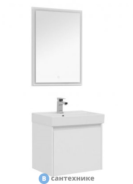 Комплект мебели Aquanet Nova Lite 60 1+1 ящ.  бел.глянец (242922)