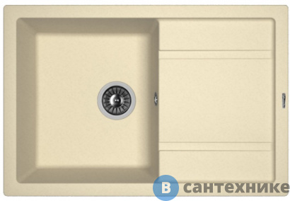 картинка Кухонная мойка FLORENTINA Липси 760, шампань FS (20.160.D0760.202)