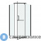 картинка Душевое ограждение Grossman Pragma 302.K33.03.1010.21.00 (100*100*195) трапеция, распашн, черн. матов, стекло прозр., без поддона