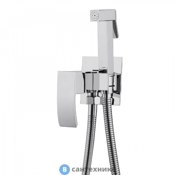 Смеситель ABBER Wasserfall AF8625 с гигиеническим душем, хром