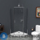 картинка Душевой уголок BelBagno UNO-195-P-1-100-C-Cr 1000x1000x1950, без поддона