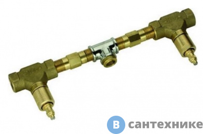 картинка Внутренняя часть смесителя CISAL на 3 отверстия из стены для раковины (ZA03351004)