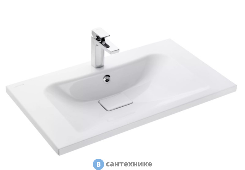 Раковина Акватон Брук 800 белая (1A71453KBC010)